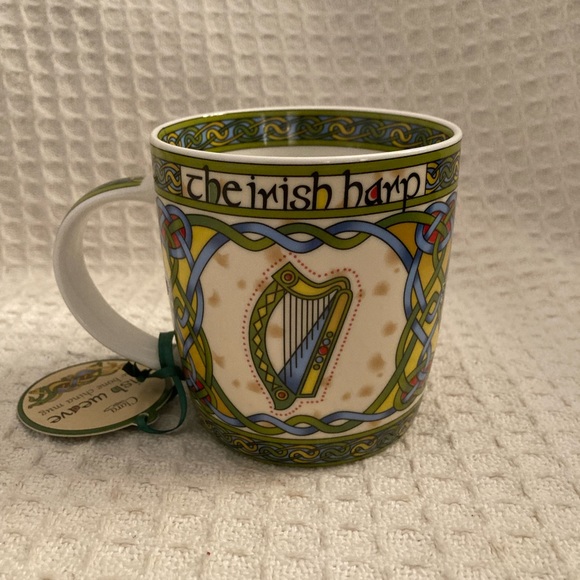 Irish Weave The Irish Harp Mug Bone China NWT - Picture 3 of 6